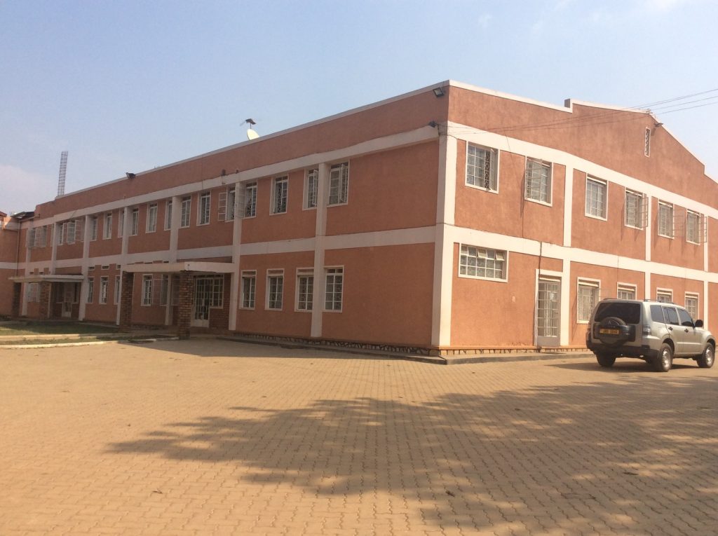 Adventist Center Building. The current headquarters of SDA church in Uganda.